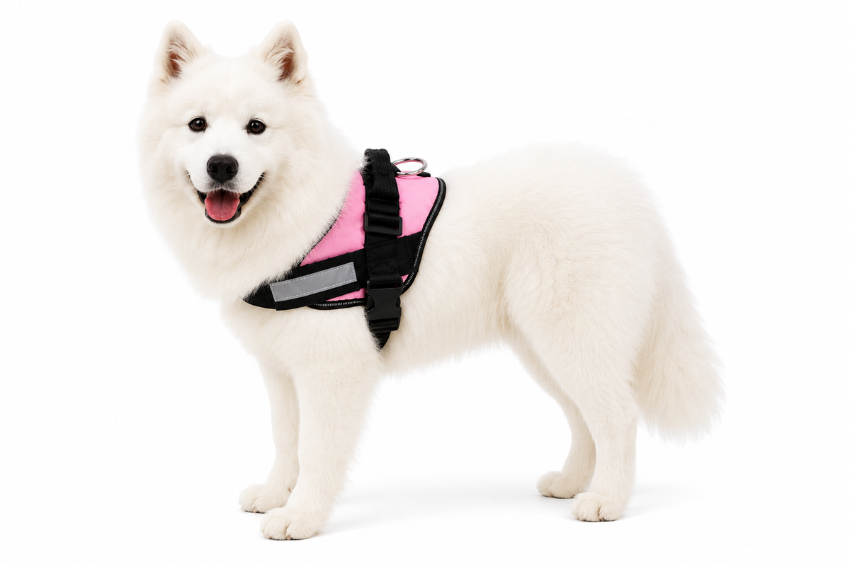 SafeFit™ Reflective Dog Harness & Leash Set