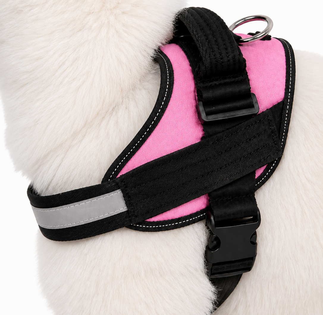 SafeFit™ Reflective Dog Harness & Leash Set