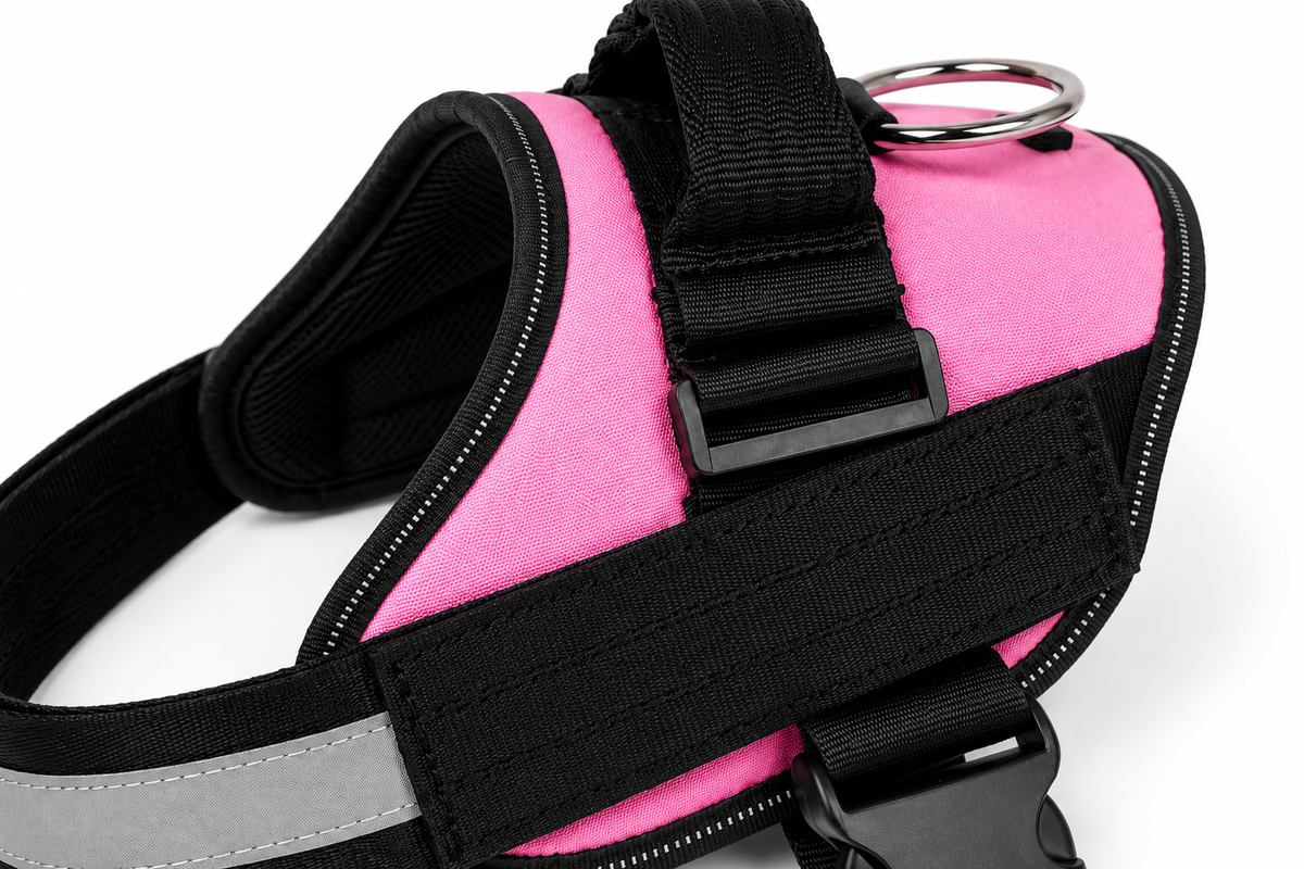 SafeFit™ Reflective Dog Harness & Leash Set