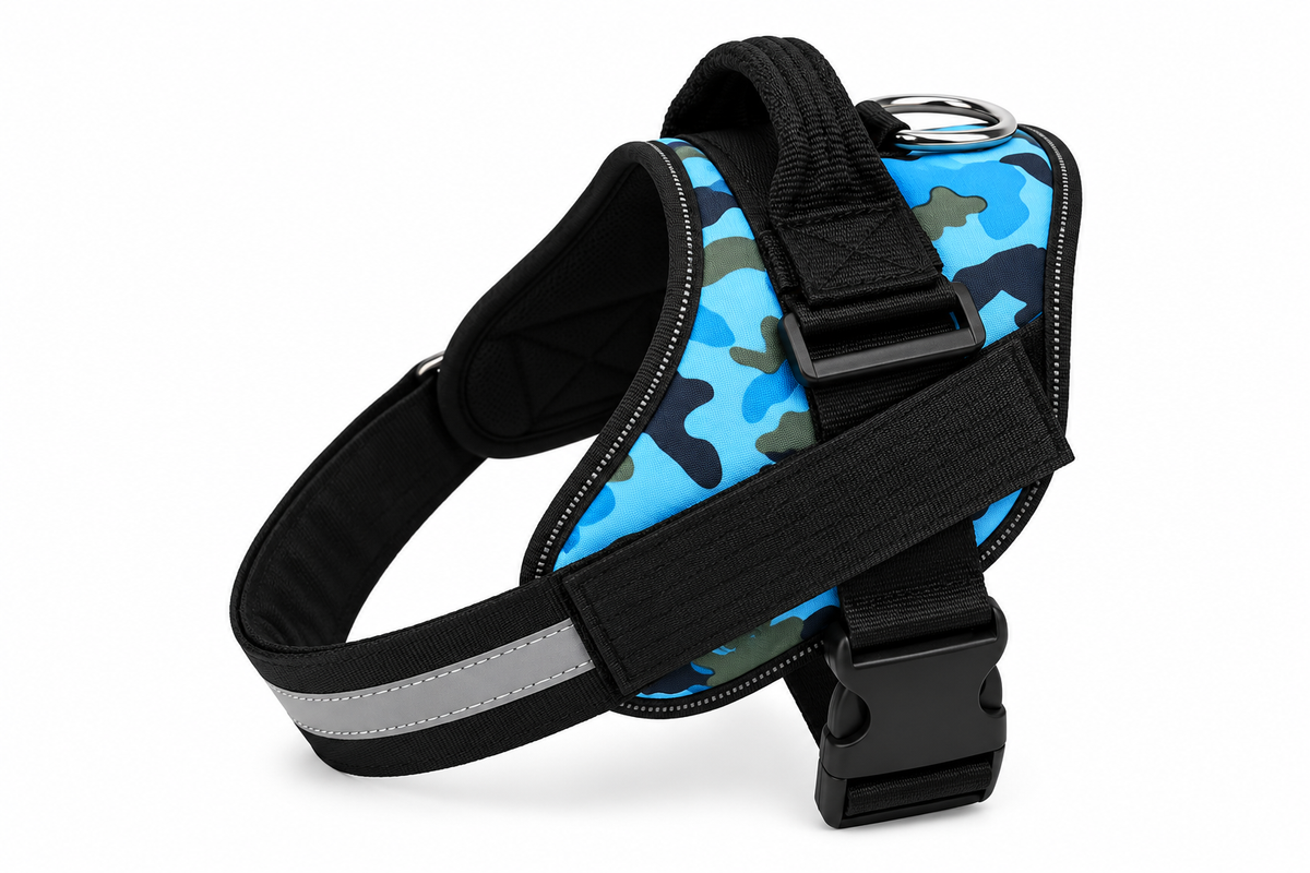 SafeFit™ Reflective Dog Harness & Leash Set