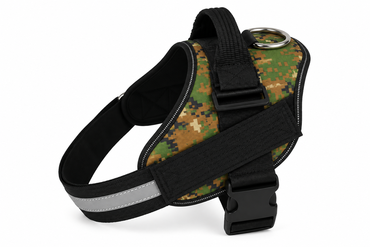 SafeFit™ Reflective Dog Harness & Leash Set