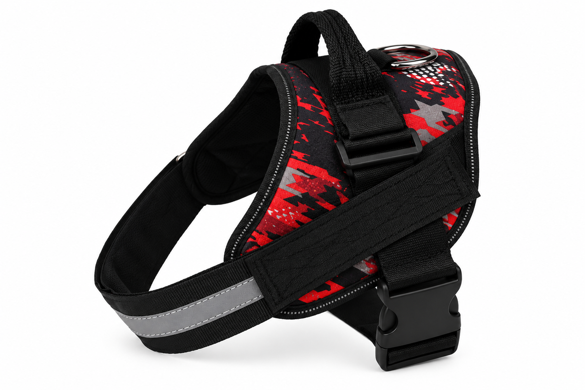 SafeFit™ Reflective Dog Harness & Leash Set