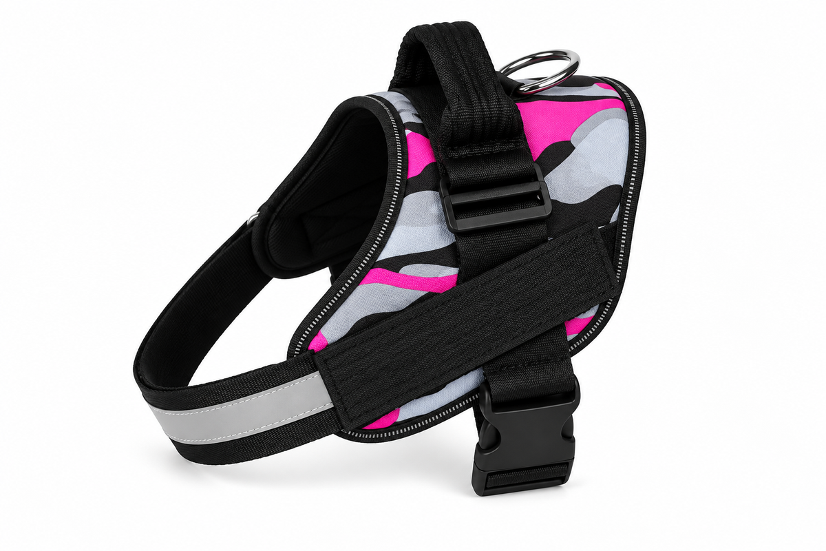 SafeFit™ Reflective Dog Harness & Leash Set