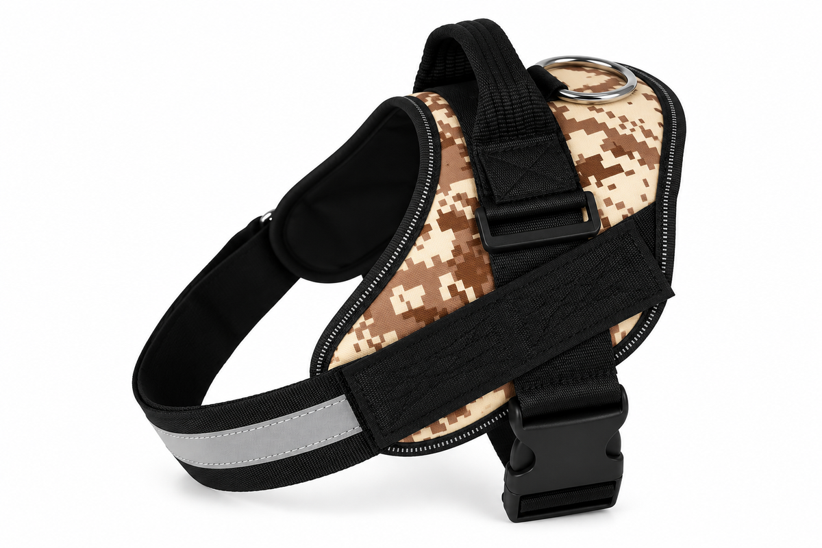 SafeFit™ Reflective Dog Harness & Leash Set