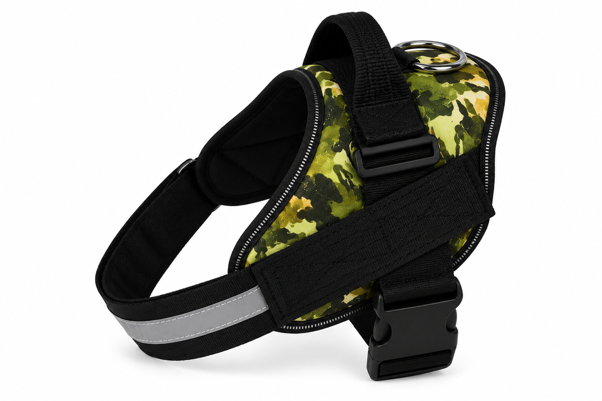 SafeFit™ Reflective Dog Harness & Leash Set