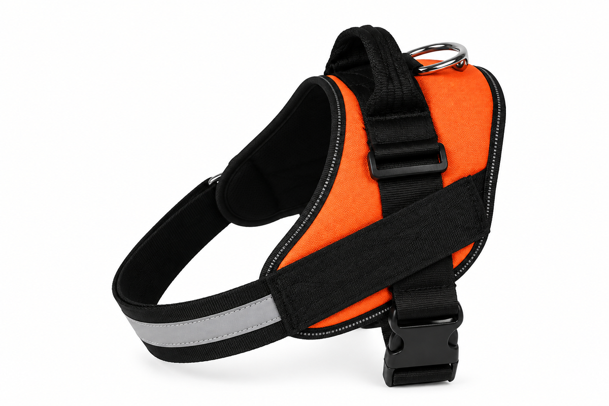 SafeFit™ Reflective Dog Harness & Leash Set
