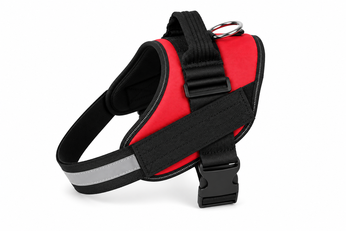 SafeFit™ Reflective Dog Harness & Leash Set