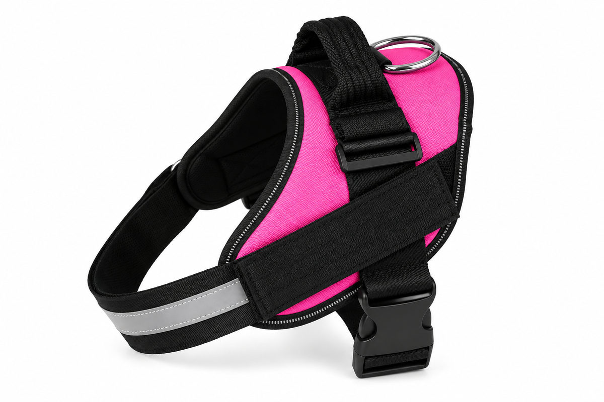 SafeFit™ Reflective Dog Harness & Leash Set